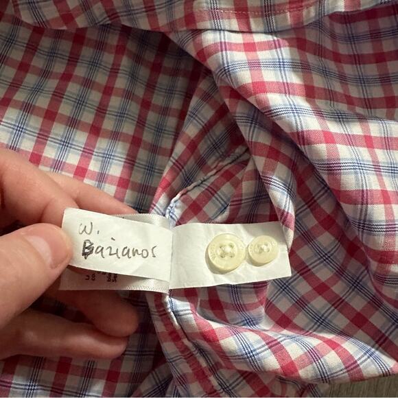 Vineyard Vines‎ White, Pink, & Blue Plaid Button Down Tucker Shirt Size L - Picture 8 of 10